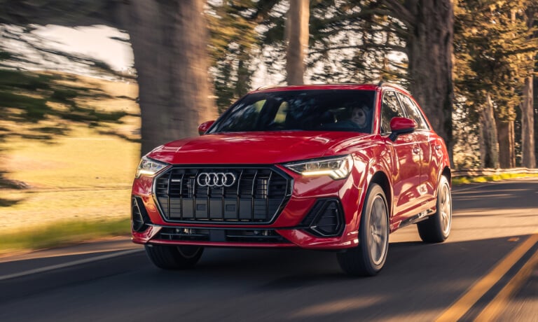 2025 Audi Q3 Exterior Wooded Road