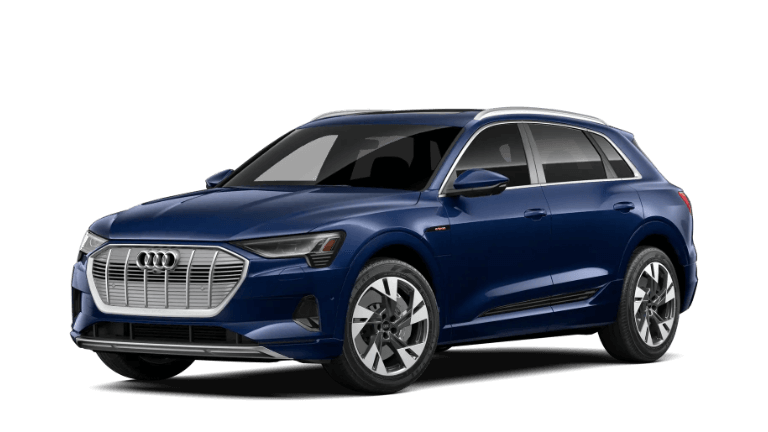 2022 Audi e-tron Premium Plus in Navarra Blue exterior