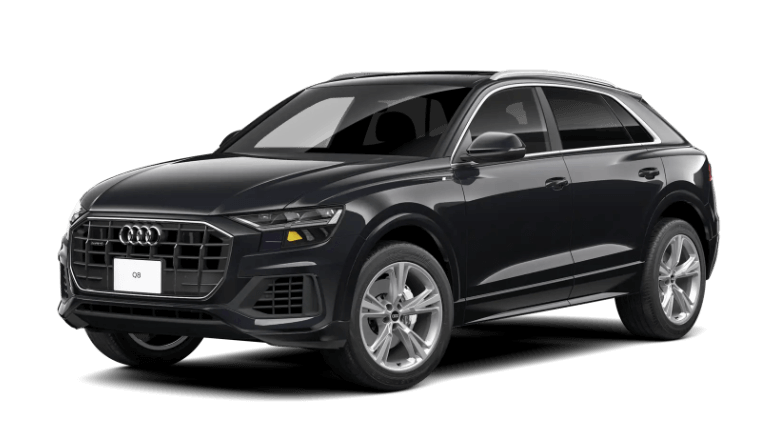2022 Audi Q8 Premium in Mythos Black exterior