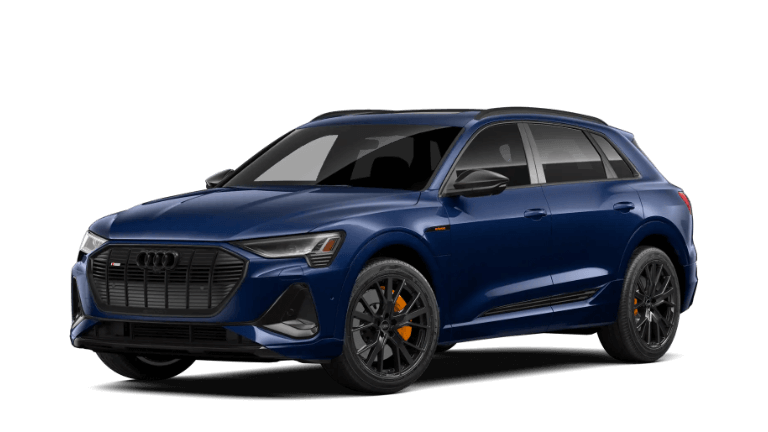 2022 Audi e-tron Chronos Edition in Navarra Blue color