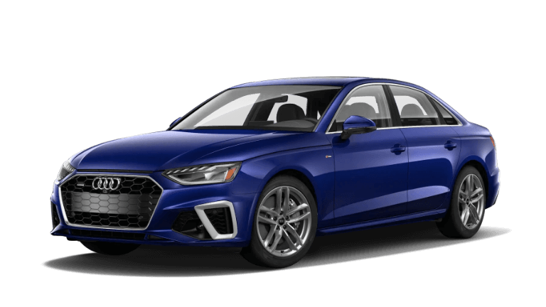2022 Audi A4 Premium Plus in Navarra Blue exterior