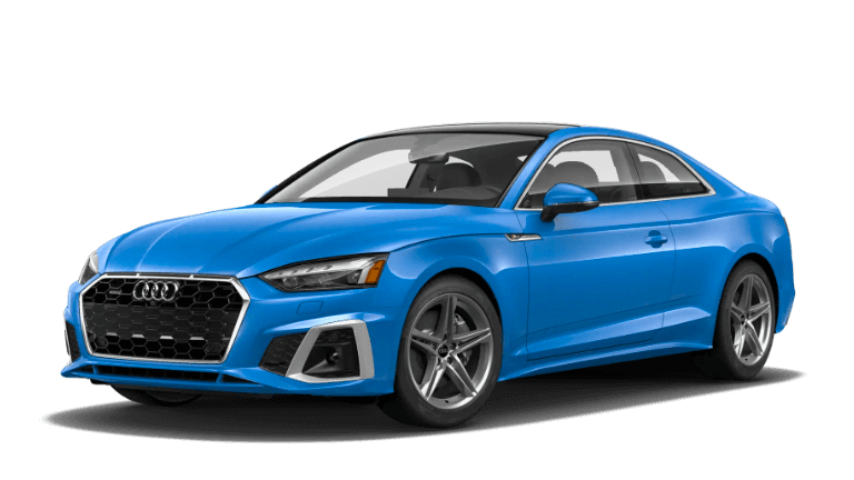 2022 Audi A5 Coupe Prestige in Turbo Blue exxterior
