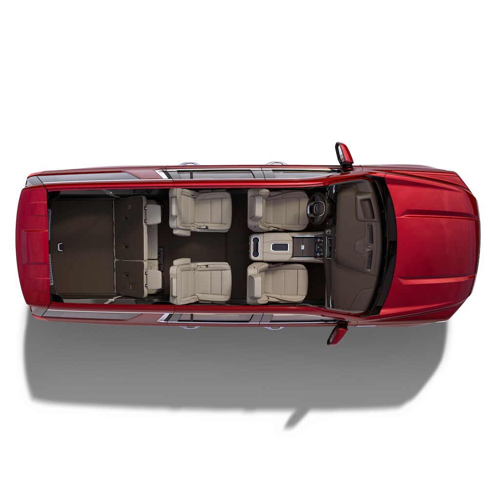 Family riding in vehicle