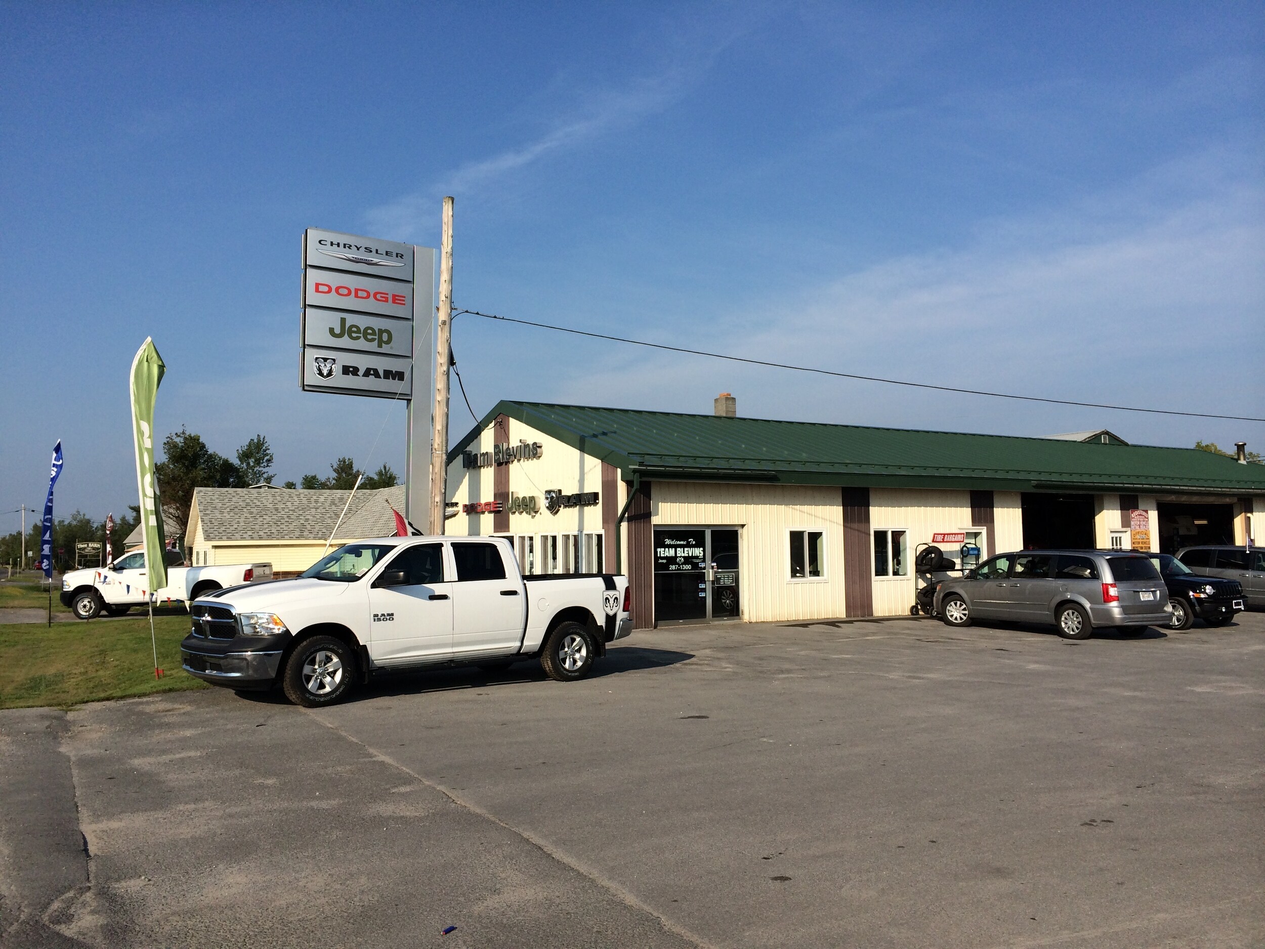 About Team Blevins Gouverneur New RAM, Jeep, Dodge, Chrysler and Used Car Dealer