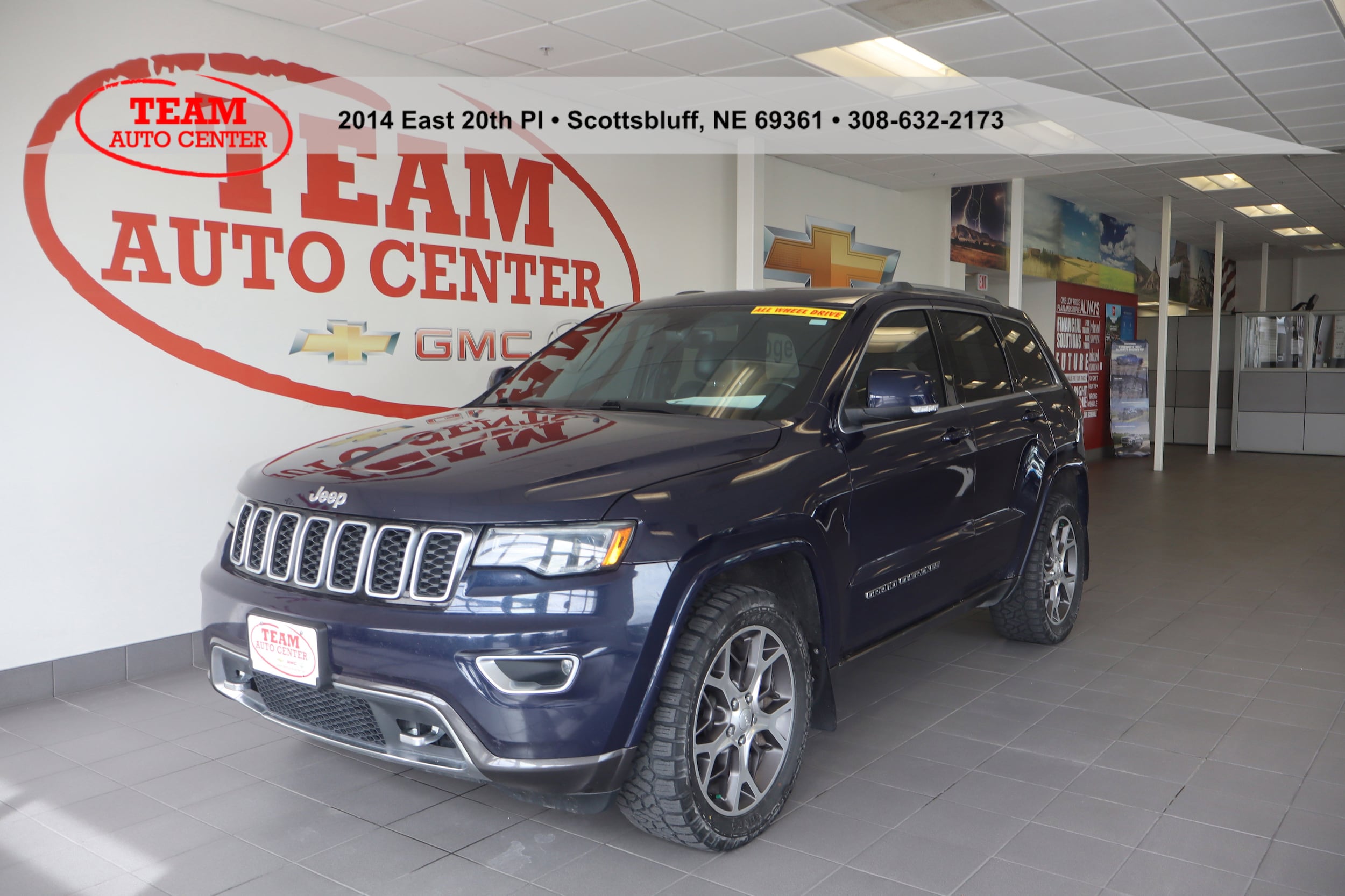 Used 2018 Jeep Grand Cherokee Limited Sterling Edition with VIN 1C4RJFBG1JC129897 for sale in Scottsbluff, NE