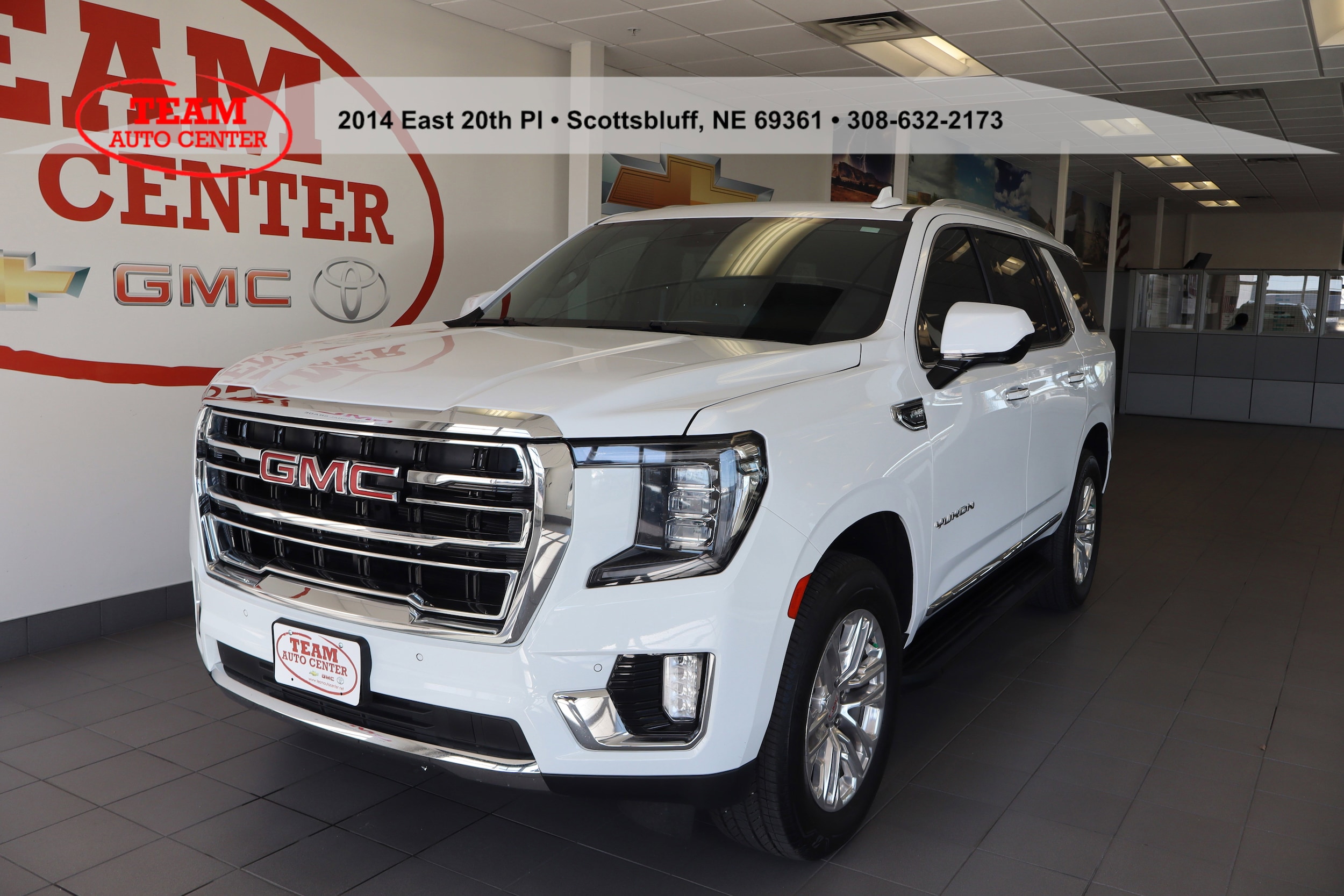 Certified 2023 GMC Yukon SLT with VIN 1GKS2BKD2PR194958 for sale in Scottsbluff, NE