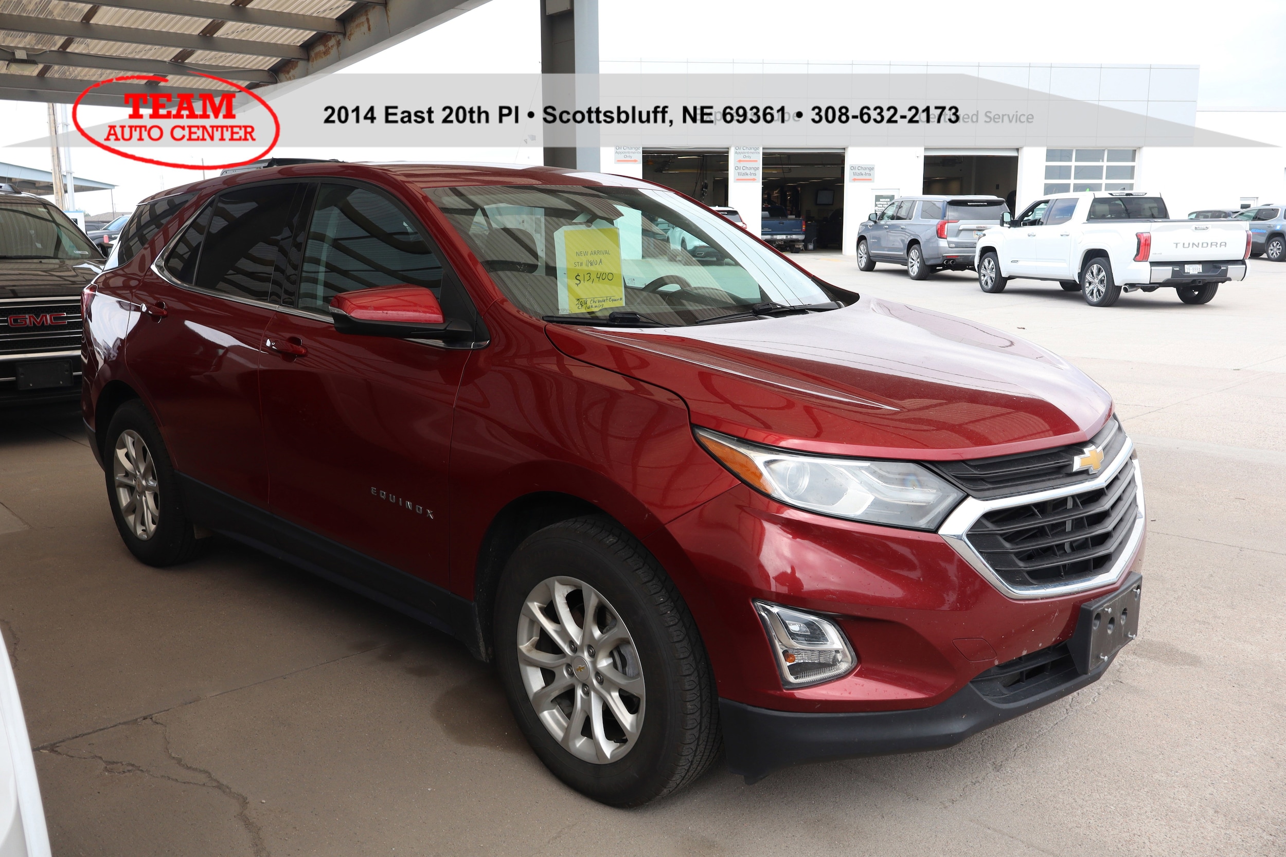 Used 2018 Chevrolet Equinox LT with VIN 2GNAXSEV7J6154043 for sale in Scottsbluff, NE