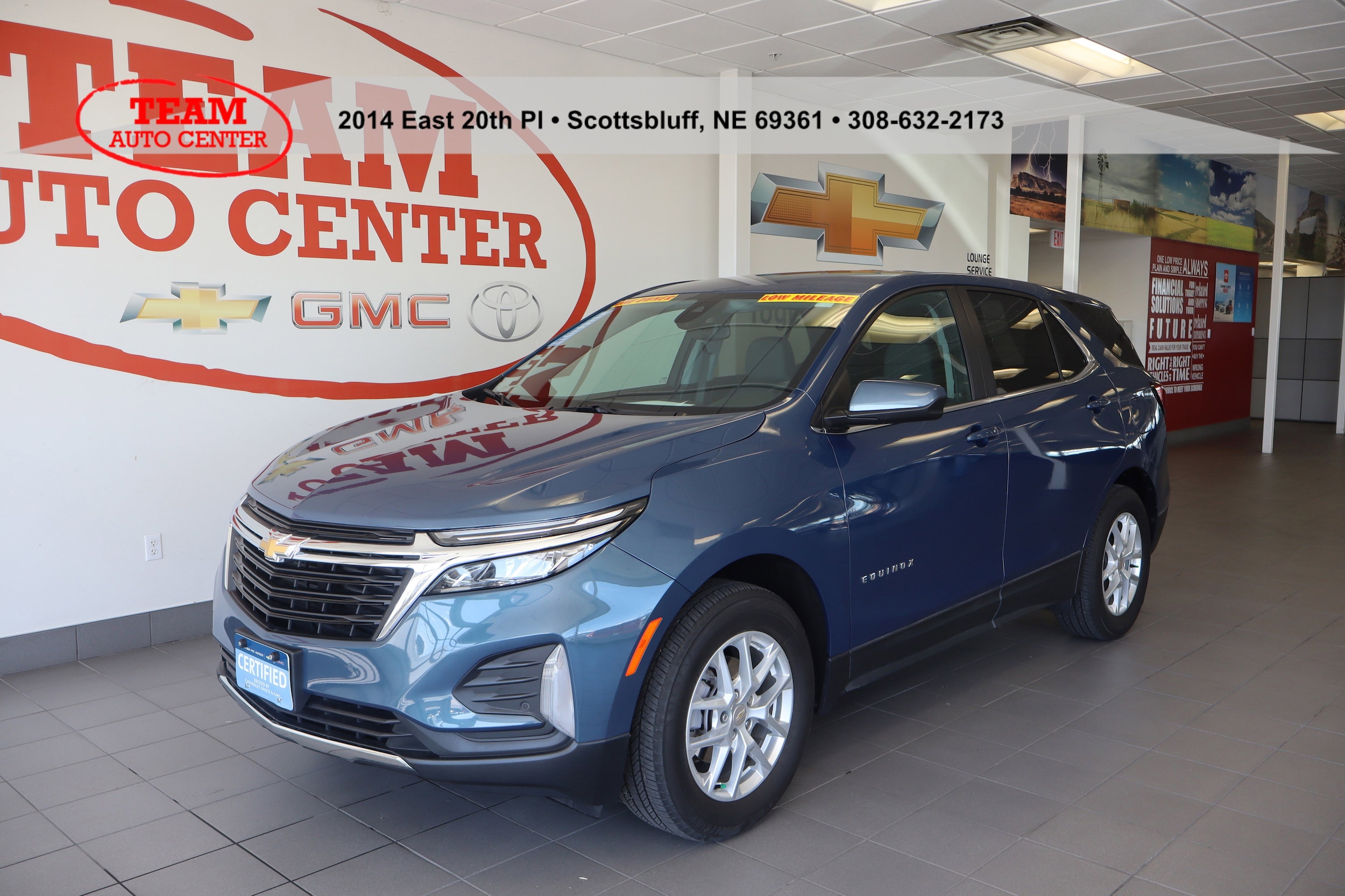 Certified 2024 Chevrolet Equinox LT with VIN 3GNAXUEG4RL331930 for sale in Scottsbluff, NE