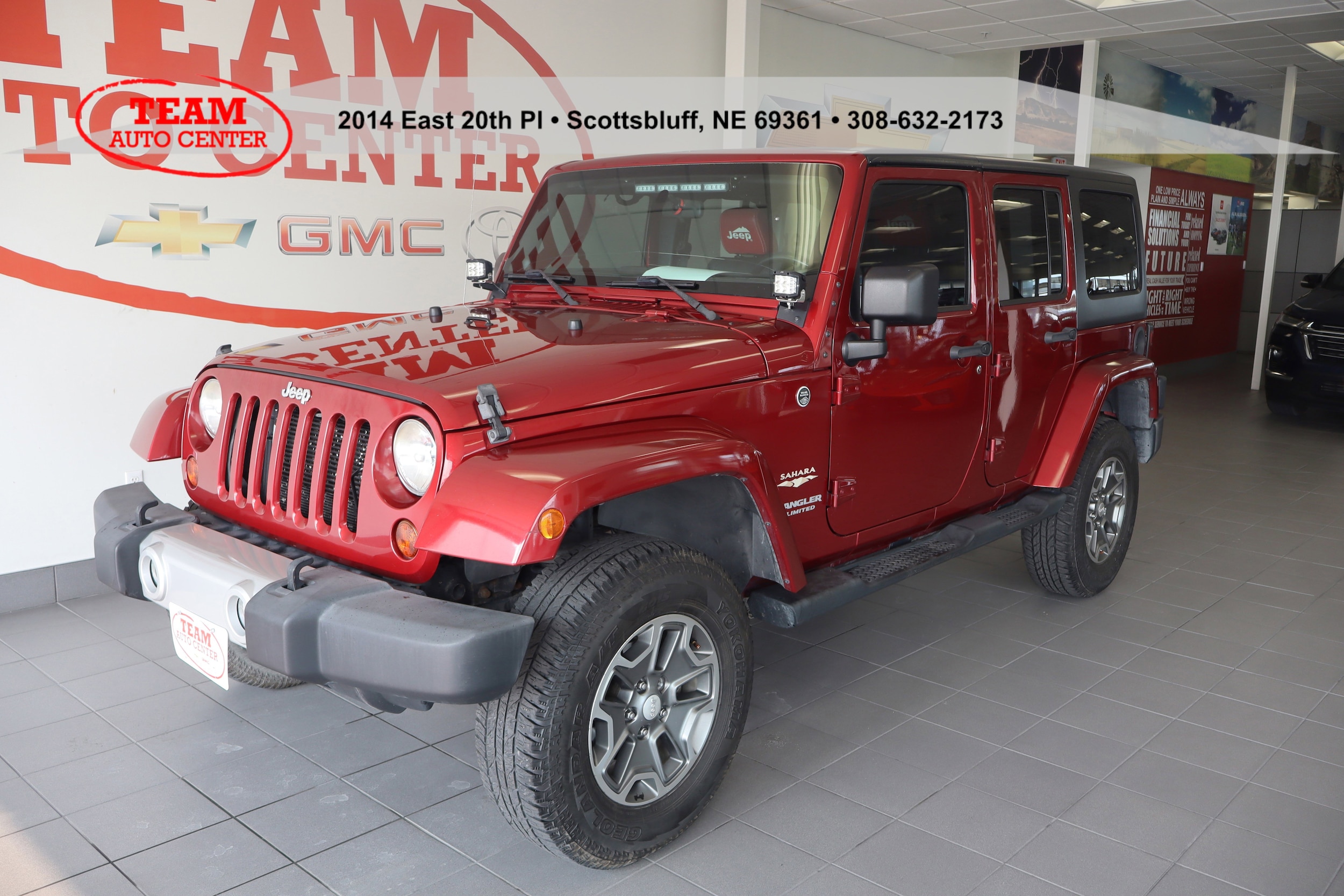 Used 2012 Jeep Wrangler Unlimited Sahara with VIN 1C4BJWEG1CL278357 for sale in Scottsbluff, NE