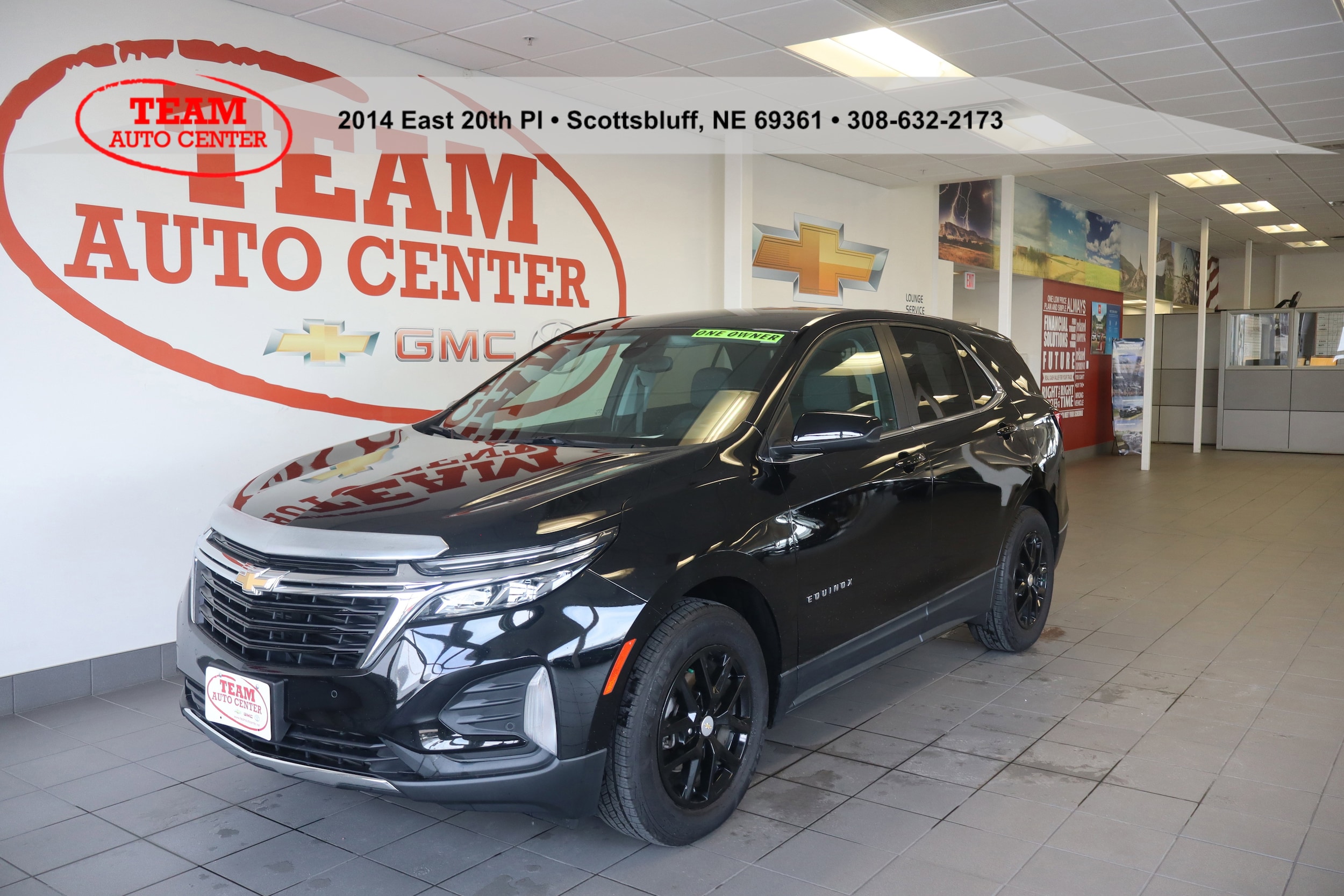 Used 2022 Chevrolet Equinox LT with VIN 3GNAXKEV2NL120884 for sale in Scottsbluff, NE