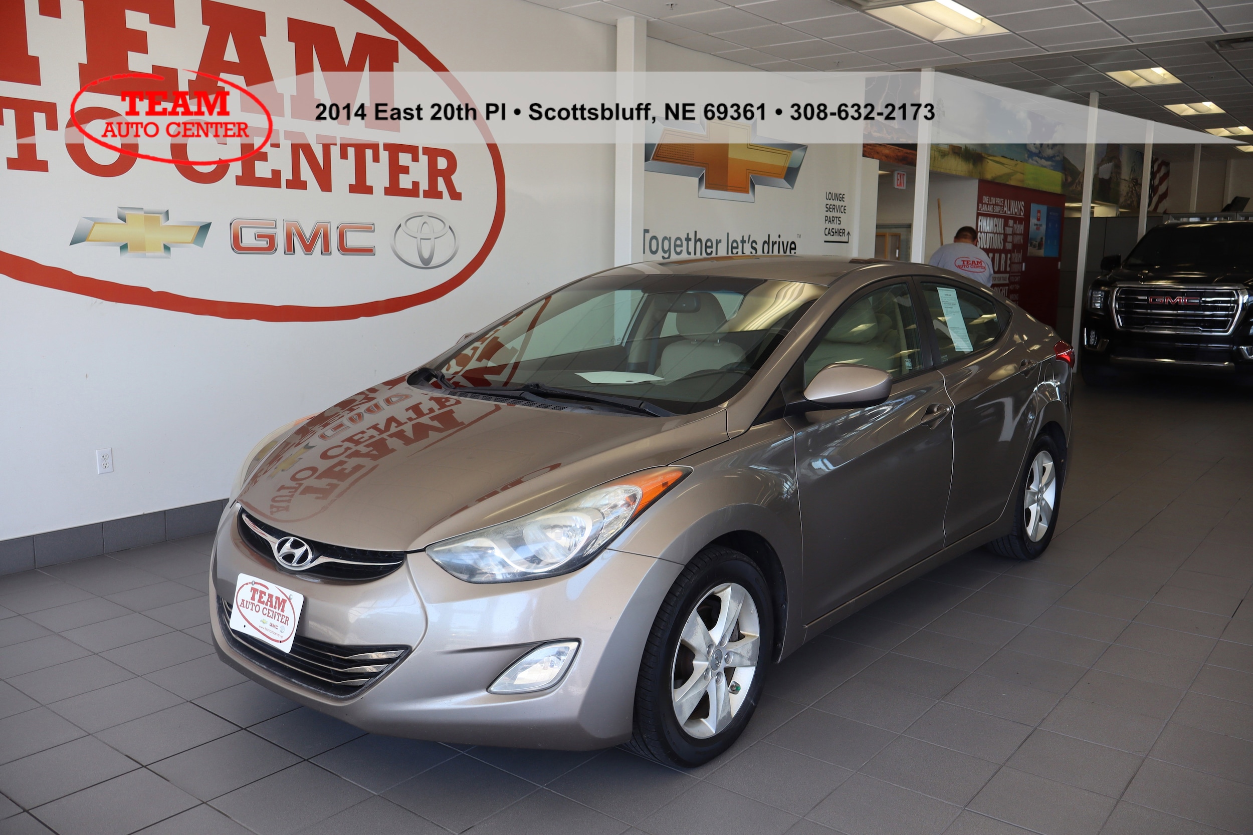 Used 2012 Hyundai Elantra GLS with VIN 5NPDH4AE7CH090959 for sale in Scottsbluff, NE