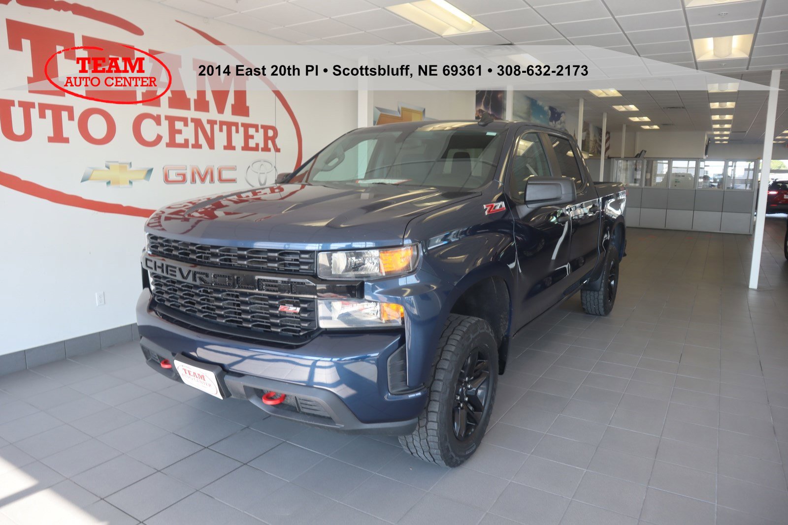 Used 2021 Chevrolet Silverado 1500 Custom with VIN 3GCPYCEF6MG437329 for sale in Scottsbluff, NE