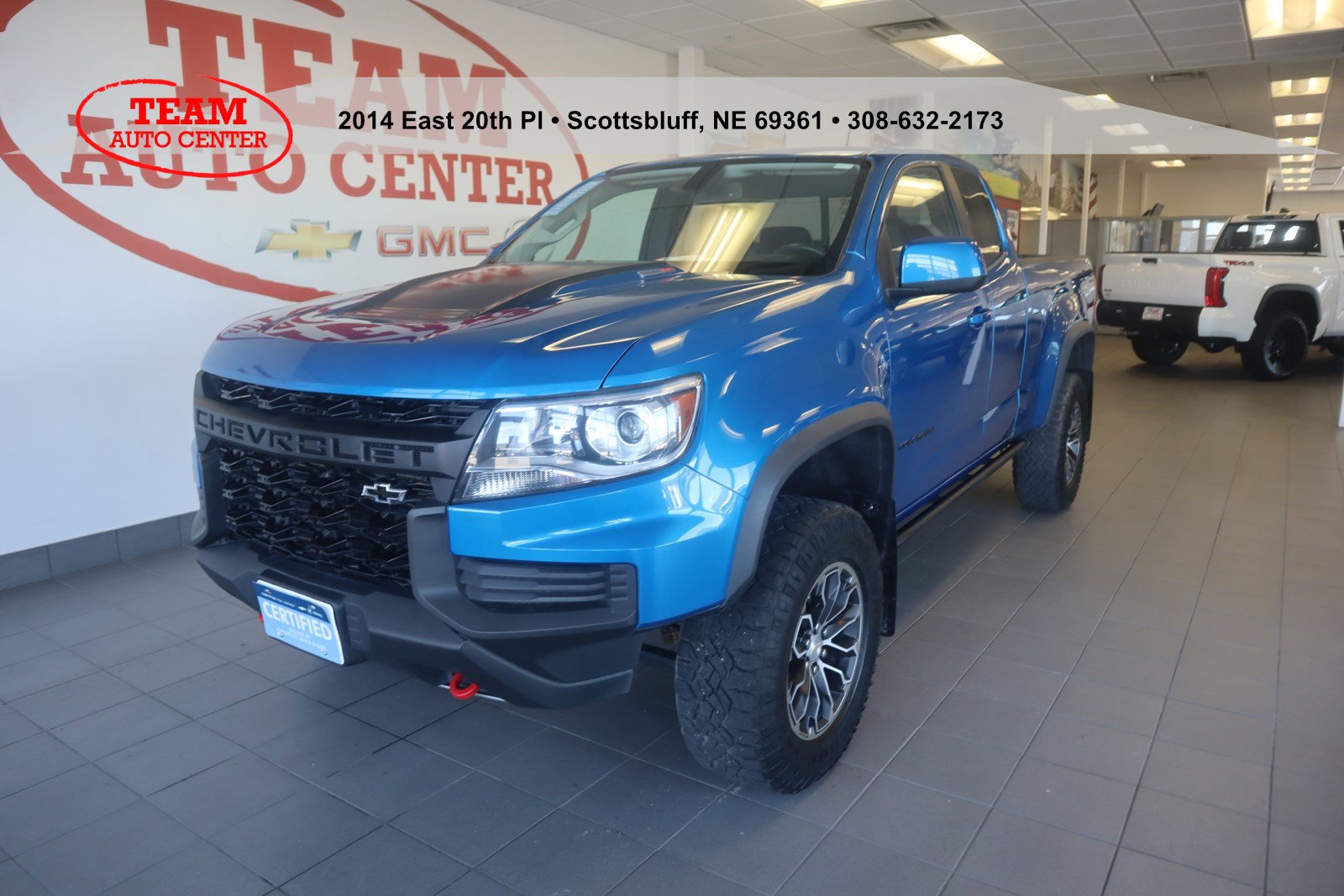 Certified 2022 Chevrolet Colorado ZR2 with VIN 1GCRTEE12N1208198 for sale in Scottsbluff, NE