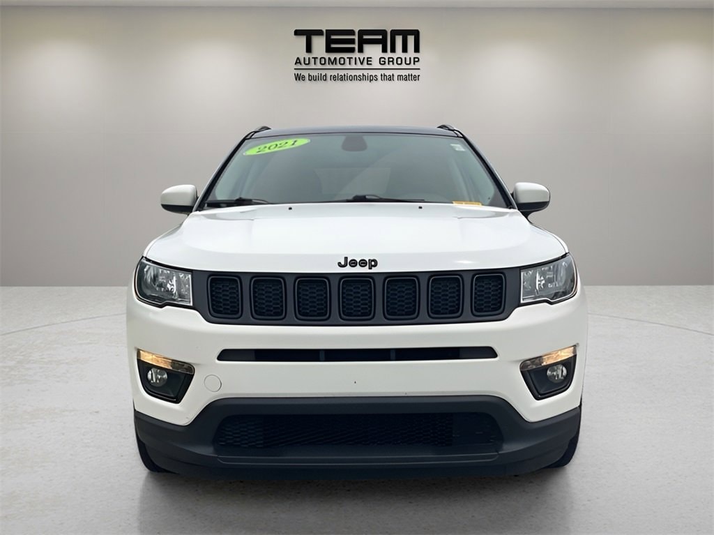 Used 2021 Jeep Compass Altitude with VIN 3C4NJCBB3MT604069 for sale in Swansboro, NC