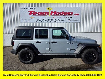Used 2023 Jeep Wrangler 4-DOOR SPORT 4X4 SUV for Sale in West Branch, MI
