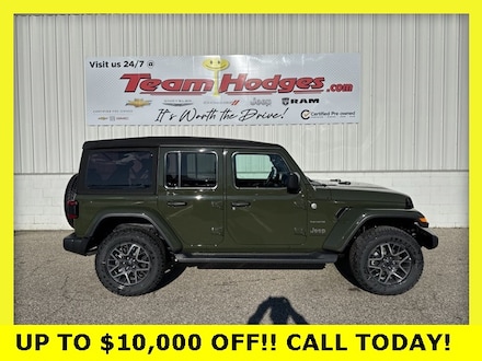 New 2024 Jeep Wrangler 4-DOOR SAHARA Sport Utility for Sale in West Branch, MI