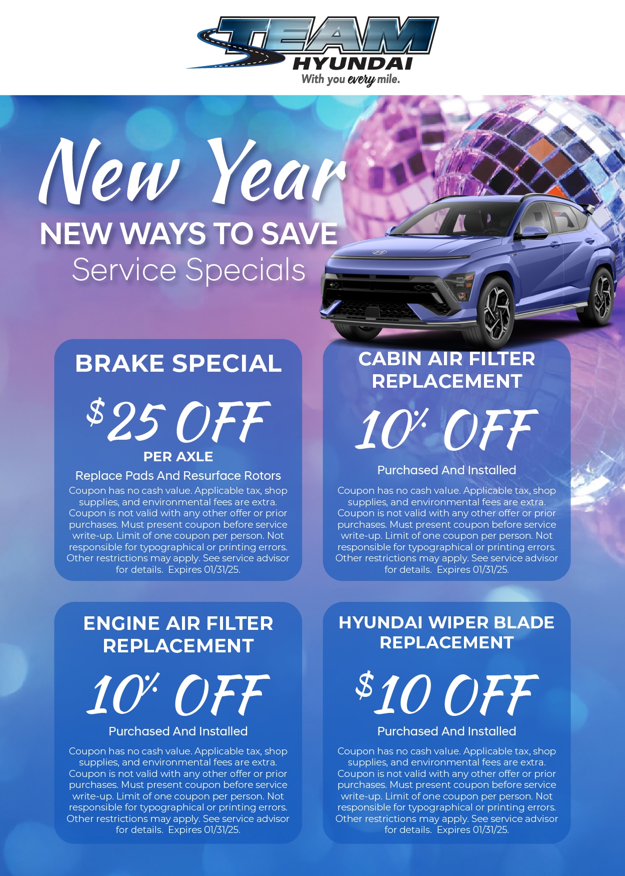Hyundai Service Specials | Hyundai Dealer Near Waldorf, MD