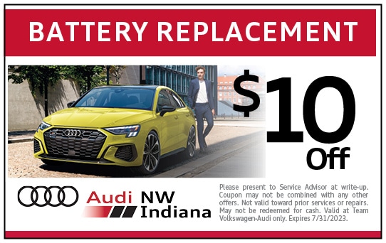 Get $10 off a battery replacement