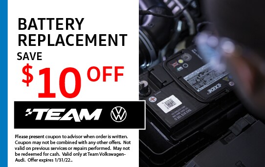 Save $10 on battery replacement