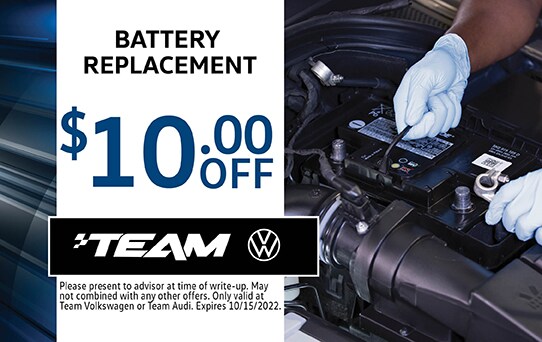 $10 off battery replacement