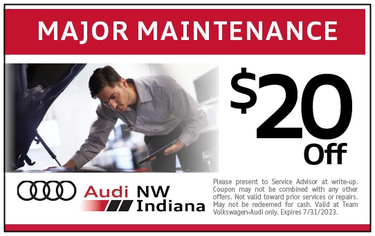 Get $20 off any major maintenance to your vehicle