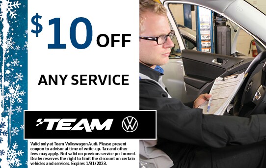 Get $10 off any service