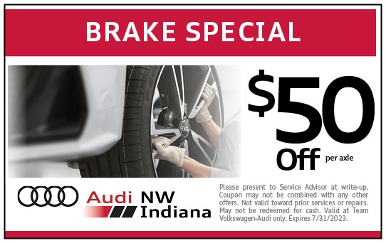 Get $50 off brakes per axle serviced