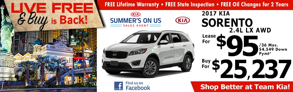 2017 Kia Sorento 2.4L LX AWD at Team Kia 2017 Kia Sorento 2.4L LX AWD at Team Kia