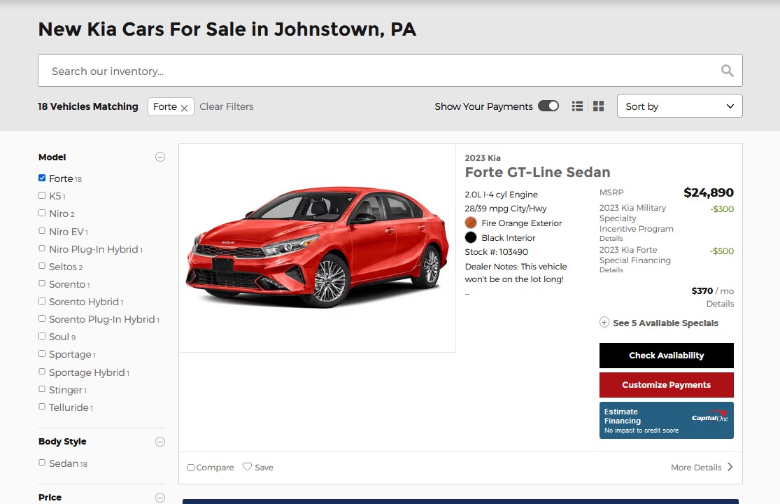 Purchasing Your Vehicle Online Team Kia