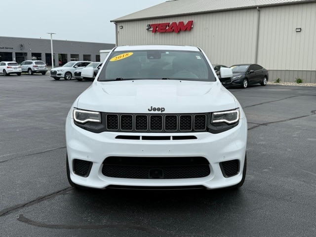 Used 2018 Jeep Grand Cherokee Trackhawk with VIN 1C4RJFN92JC391540 for sale in Merrillville, IN
