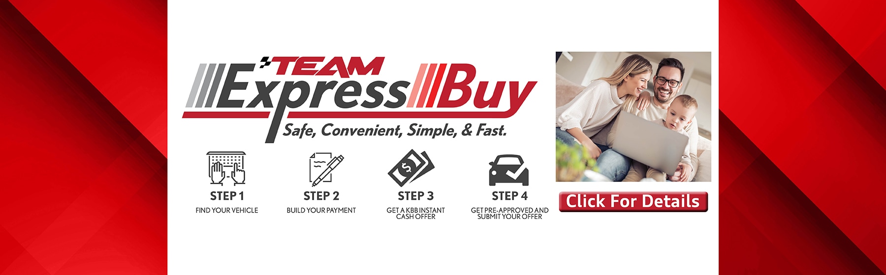 Team Express Buy: Safe, convenient, fast, simple.