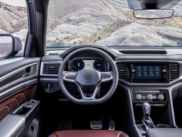 The interior of the 2020 VW Atlas Cross Sport Interior
