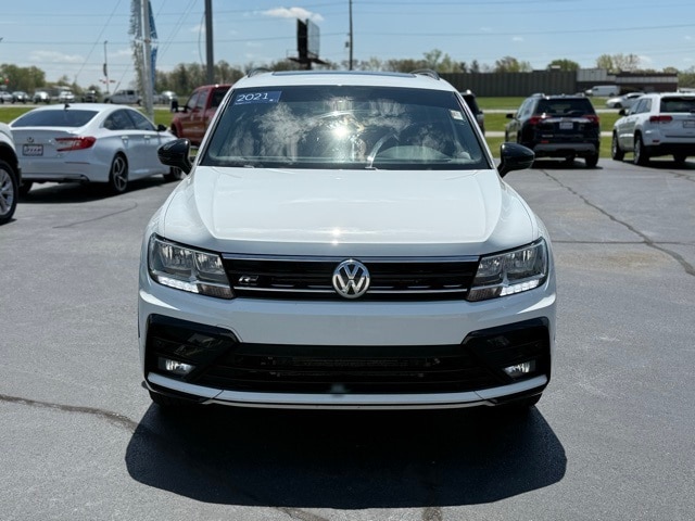 Certified 2021 Volkswagen Tiguan SE R-LINE BLACK with VIN 3VV2B7AX0MM057584 for sale in Merrillville, IN