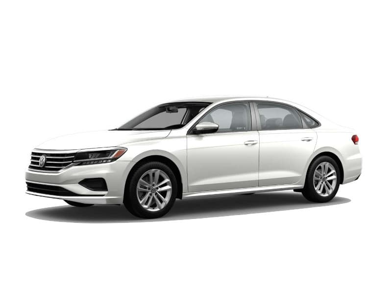 A white 2020 VW Tiguan S