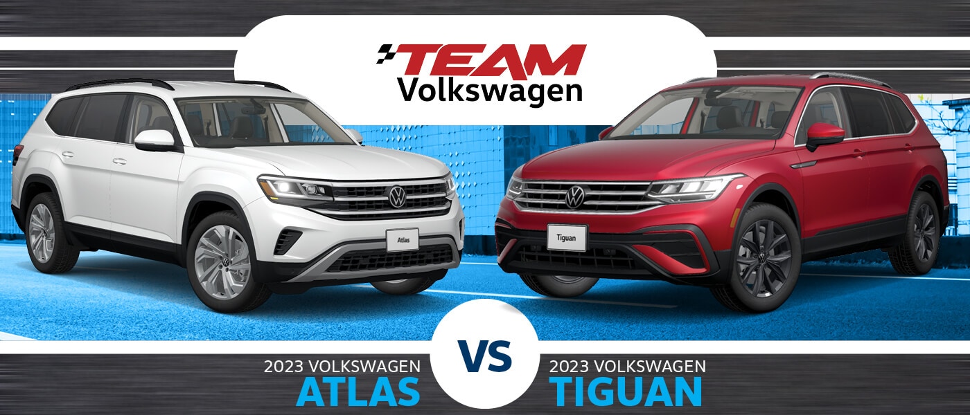 2023 Volkswagen Atlas vs. 2023 Volkswagen Tiguan
