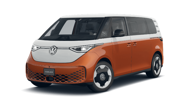 2025 VW ID. Buzz Pro S Plus with 4MOTION Exterior - Energetic Orange Metallic And Candy White