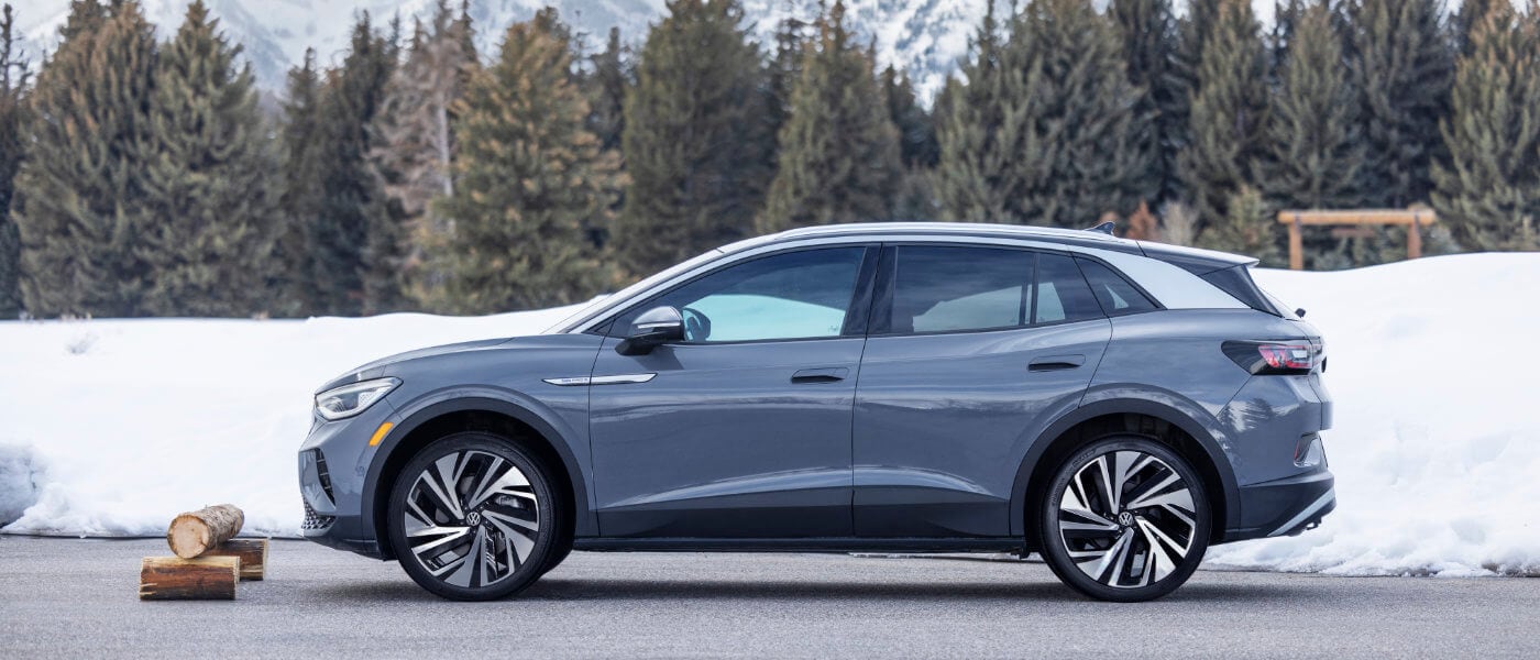 2025 Volkswagen ID.4 Exterior Snowy Forest