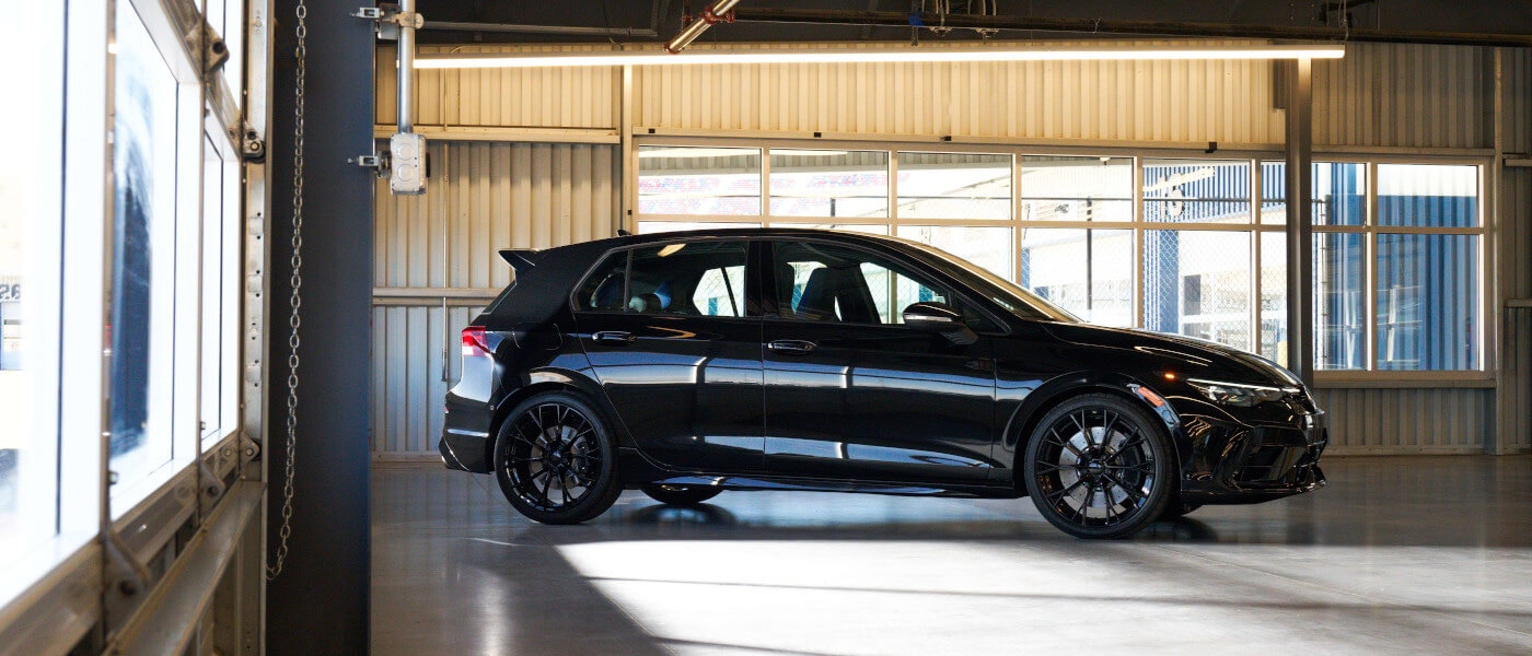 2026 Volkswagen Golf R Exterior Side View In Garage