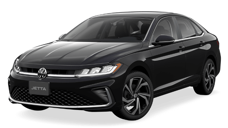 2025 VW Jetta SEL Exterior - Deep Black Pearl