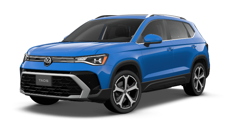 2025 VW Taos SEL Exterior - Cornflower Blue