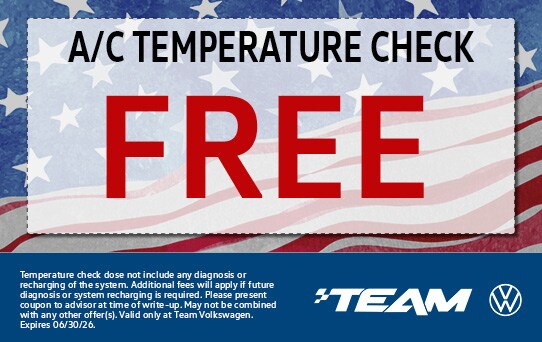 Free A/C Temperature Check