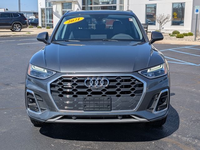 Used 2021 Audi Q5 Premium Plus with VIN WA1E2AFY8M2101732 for sale in Merrillville, IN
