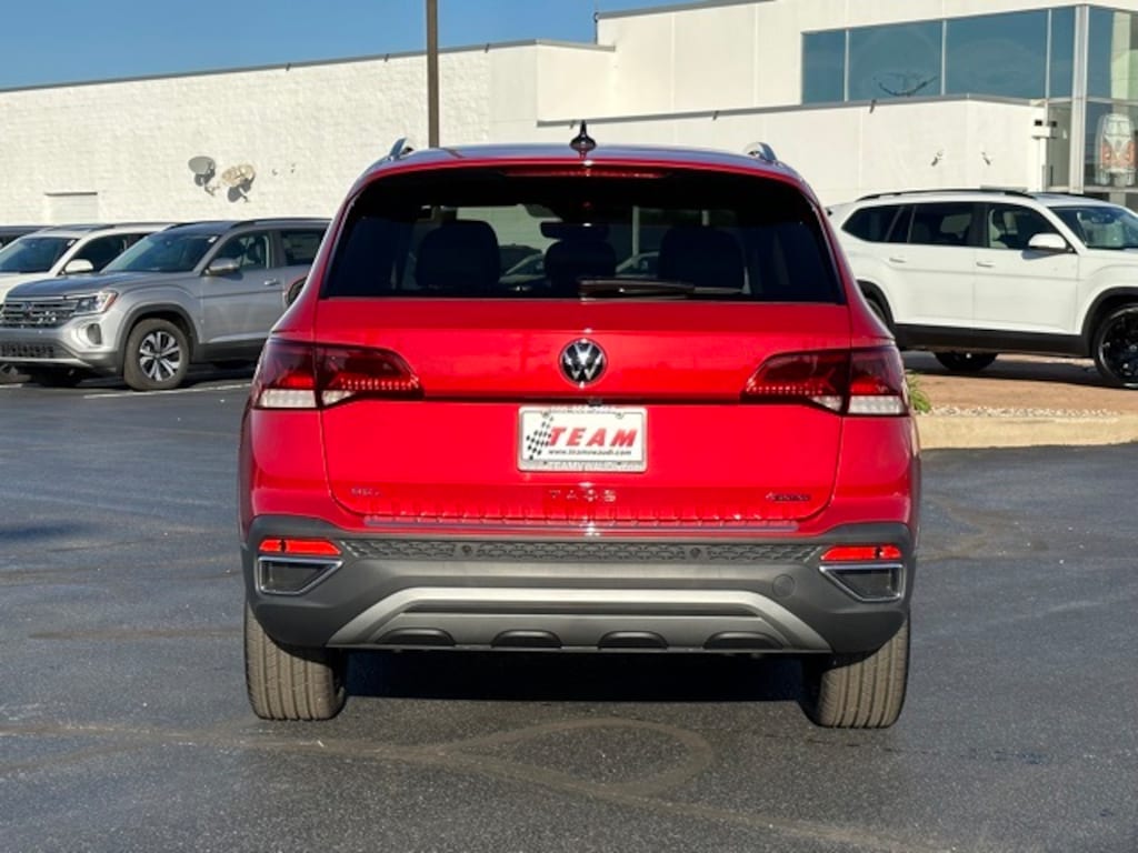 New Kings Red 2024 Volkswagen Taos For Sale at Team Volkswagen VIN