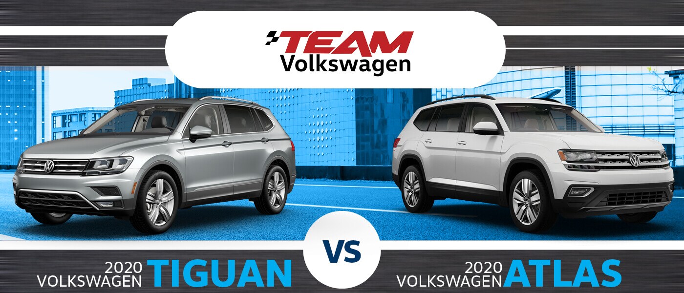 2020 VW Tiguan vs Atlas in Merrillville, IN