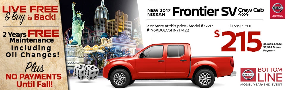 2017 Nissan Frontier SV Crew Cab 4x4 at Team Nissan North 2017 Nissan Frontier SV Crew Cab 4x4 at Team Nissan North