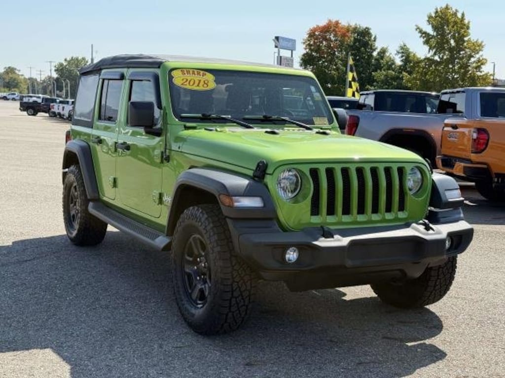 Used 2018 Jeep Wrangler Unlimited Sport 4x4 SUV