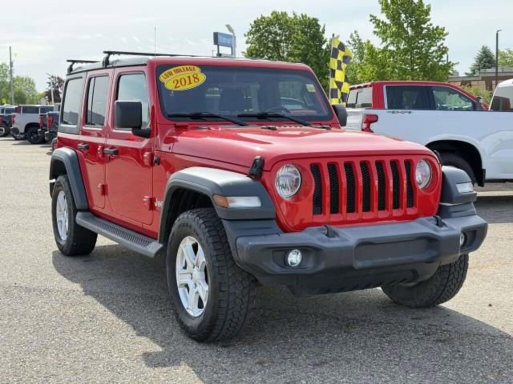 Used 2018 Jeep Wrangler Unlimited Sport S 4x4 SUV