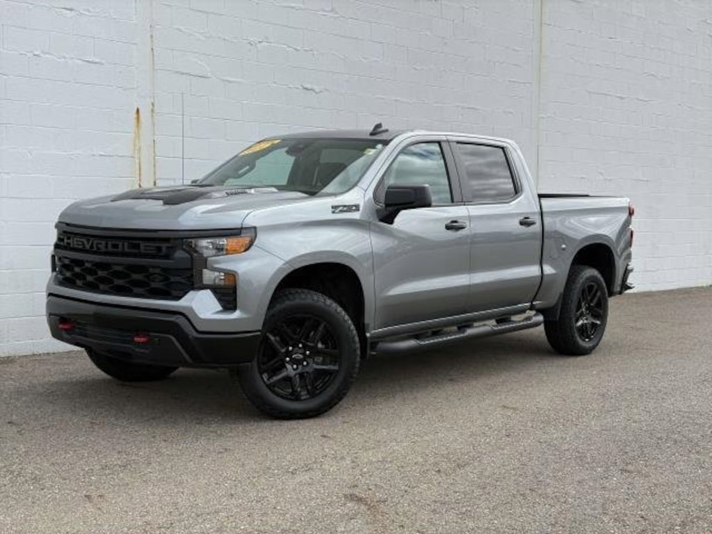Certified 2024 Chevrolet Silverado 1500 Custom Trail Boss Truck Crew Cab