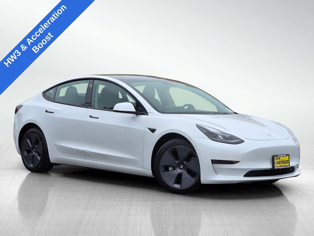 Used 2022 Tesla Model 3 Long Range with VIN 5YJ3E1EBXNF205879 for sale in Hayward, CA