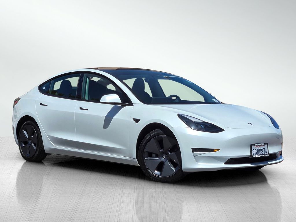 Used 2023 Tesla Model 3 Base with VIN 5YJ3E1EA9PF557684 for sale in Hayward, CA